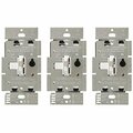 Lutron DIMMER TOGGLE WHITE, 3PK TGCL-153P-WH-3